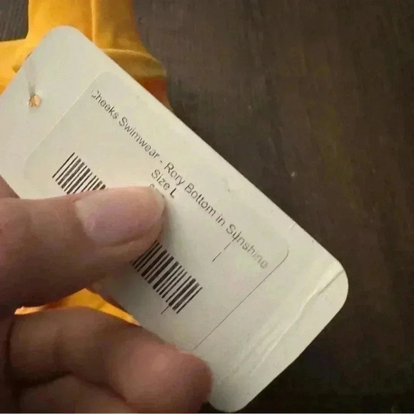 NWT Cheeks Swimwear - Rory Bottom in  Sunshine L - Picture 5 of 5